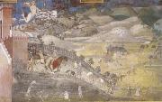 Ambrogio Lorenzetti Life in t he Country (mk08) china oil painting artist